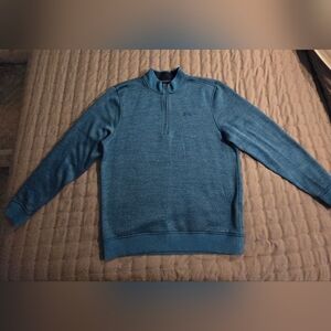 Men's Blue Quarter-Zip Sweater